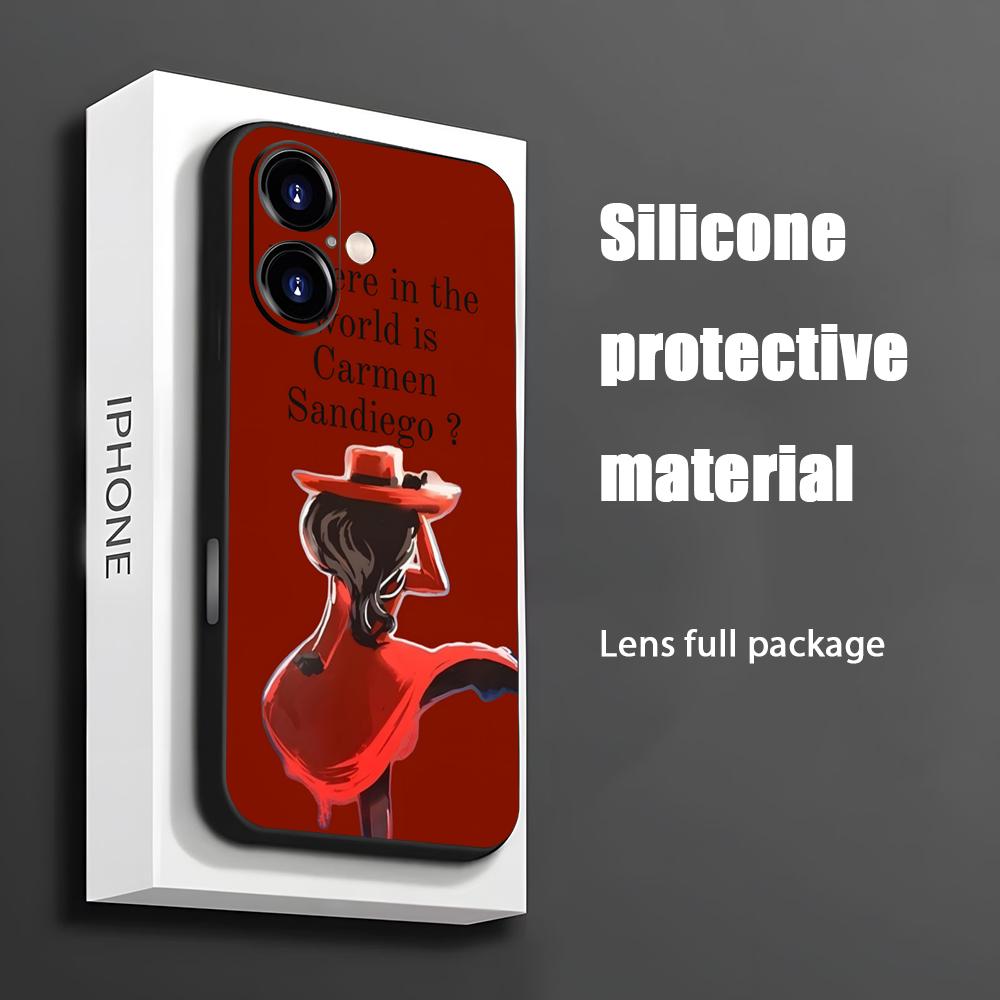 Phone Cases Iphone 12 - Hot Carmen Sandiego Cartoon Phone Case