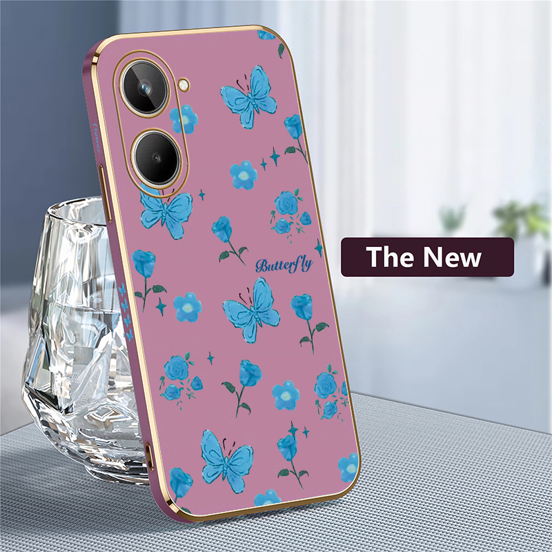 Flower Butterfly Print Phone C - Phone Cases Oppo ulasan dan harga
