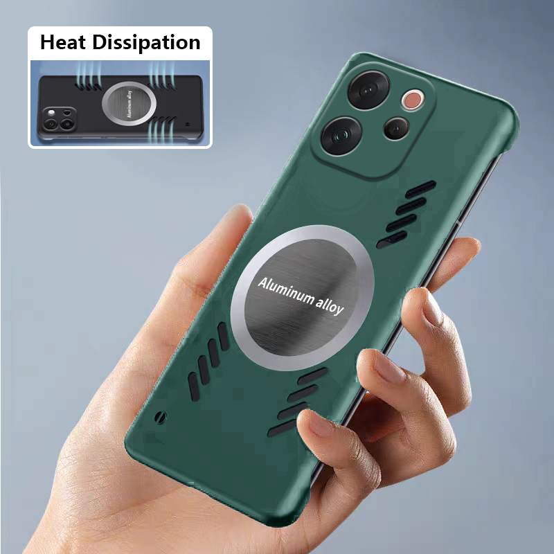 Biruiqu For VIVO V70 Bezel-les - Heat Dissipation Case ulasan dan harga