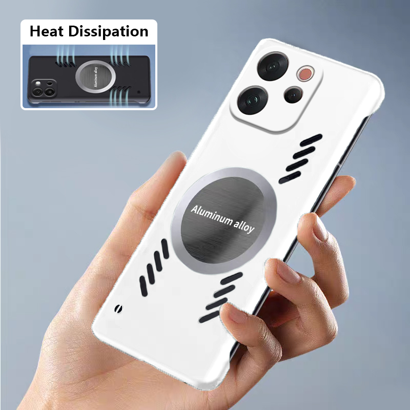 Biruiqu For VIVO V70 Bezel-les - Heat Dissipation Case ulasan dan harga