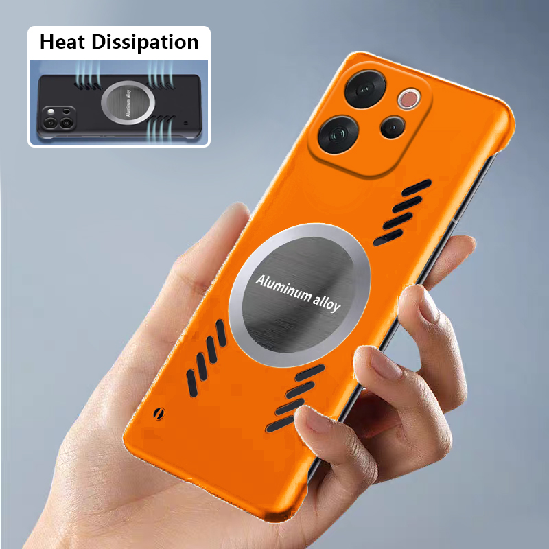 Biruiqu For VIVO V70 Bezel-les - Heat Dissipation Case ulasan dan harga