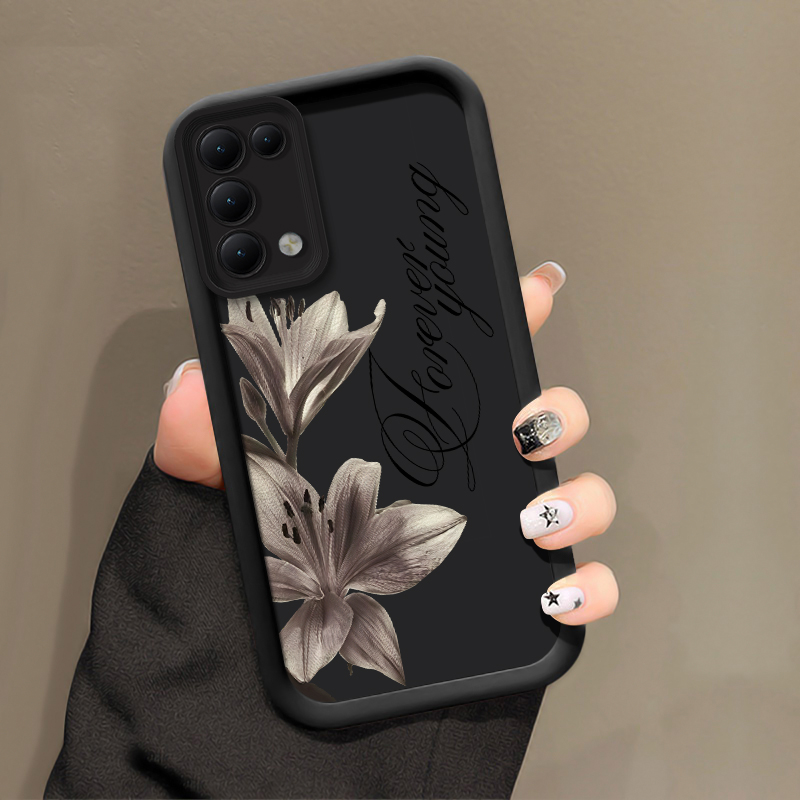 Lily Flower Print Phone Case F - Phone Cases Oppo ulasan dan harga