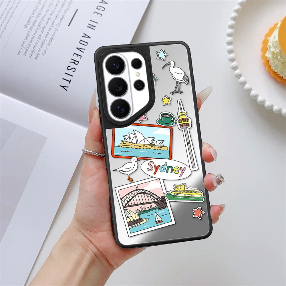 Melbourne Travel Mirror Surfac - Phone Cases Melbourne ulasan dan harga