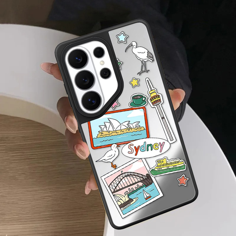 Melbourne Travel Mirror Surfac - Phone Cases Melbourne ulasan dan harga