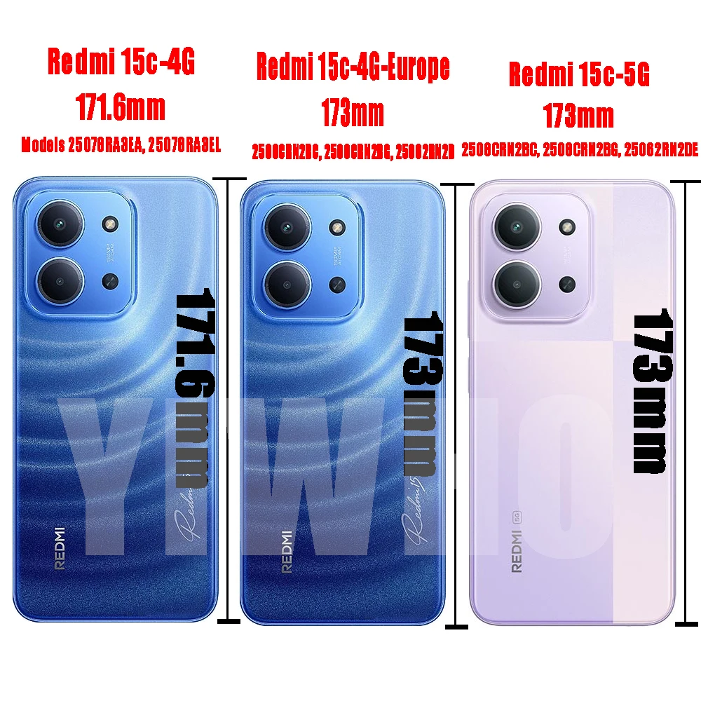Transparent Case for Redmi 15C - Phone Cases Europe ulasan dan harga