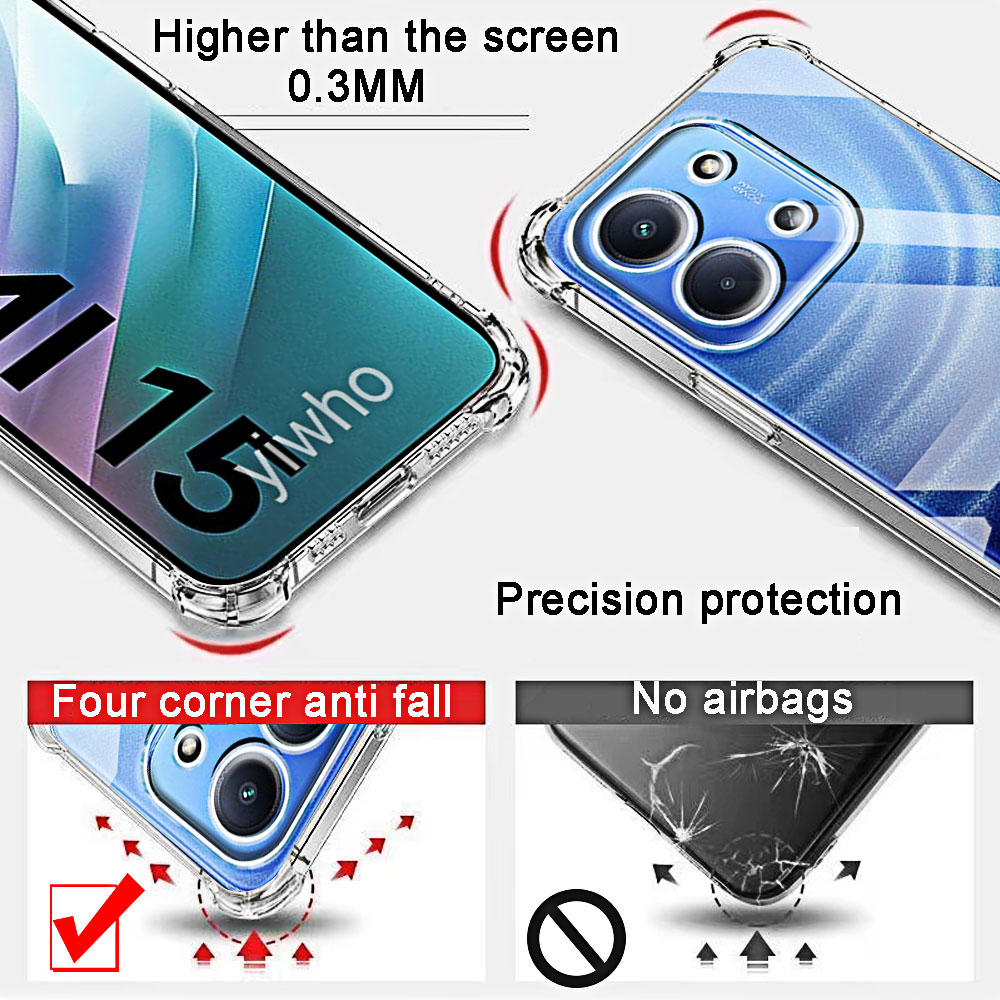 Transparent Case for Redmi 15C - Phone Cases Europe ulasan dan harga