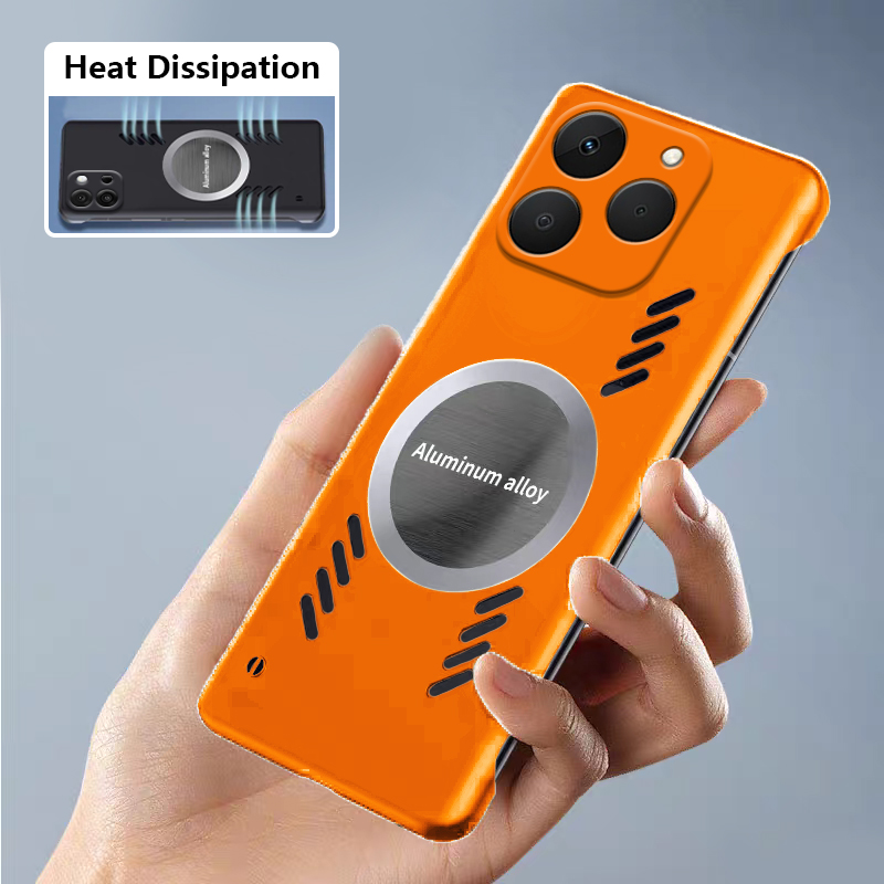 Biruiqu For Realme 15T Bezel-l - Heat Dissipation Case ulasan dan harga