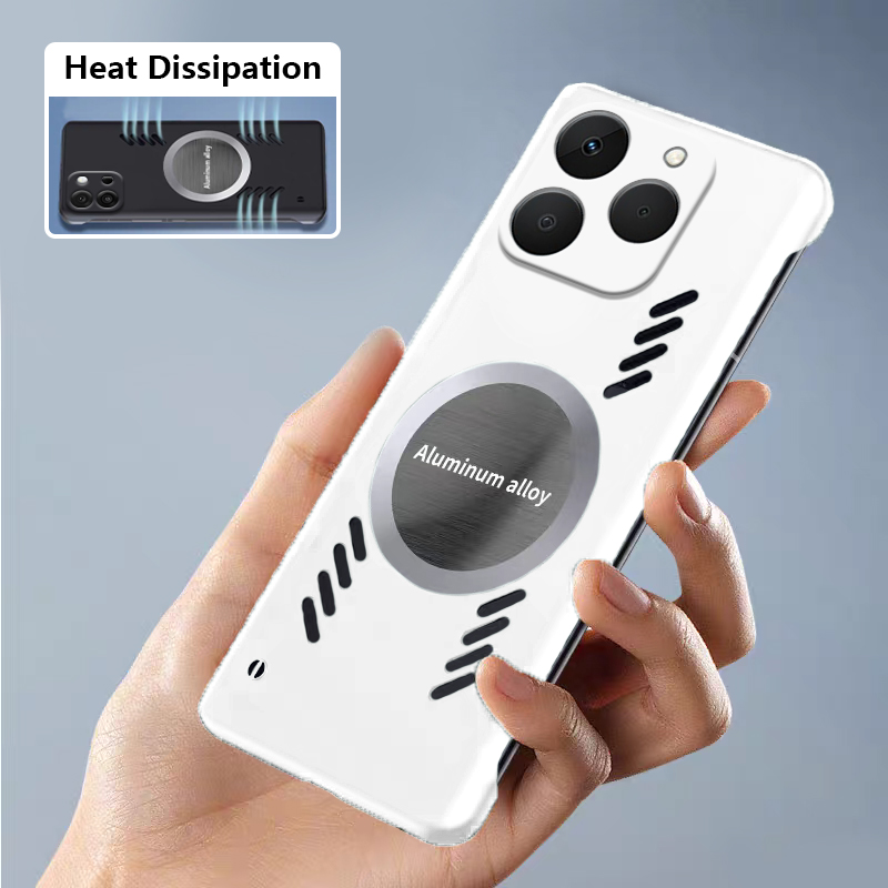 Biruiqu For Realme 15T Bezel-l - Heat Dissipation Case ulasan dan harga