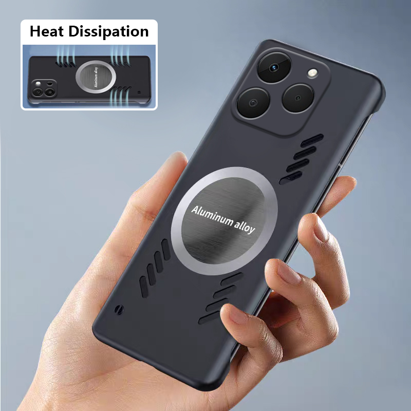 Biruiqu For Realme 15T Bezel-l - Heat Dissipation Case ulasan dan harga