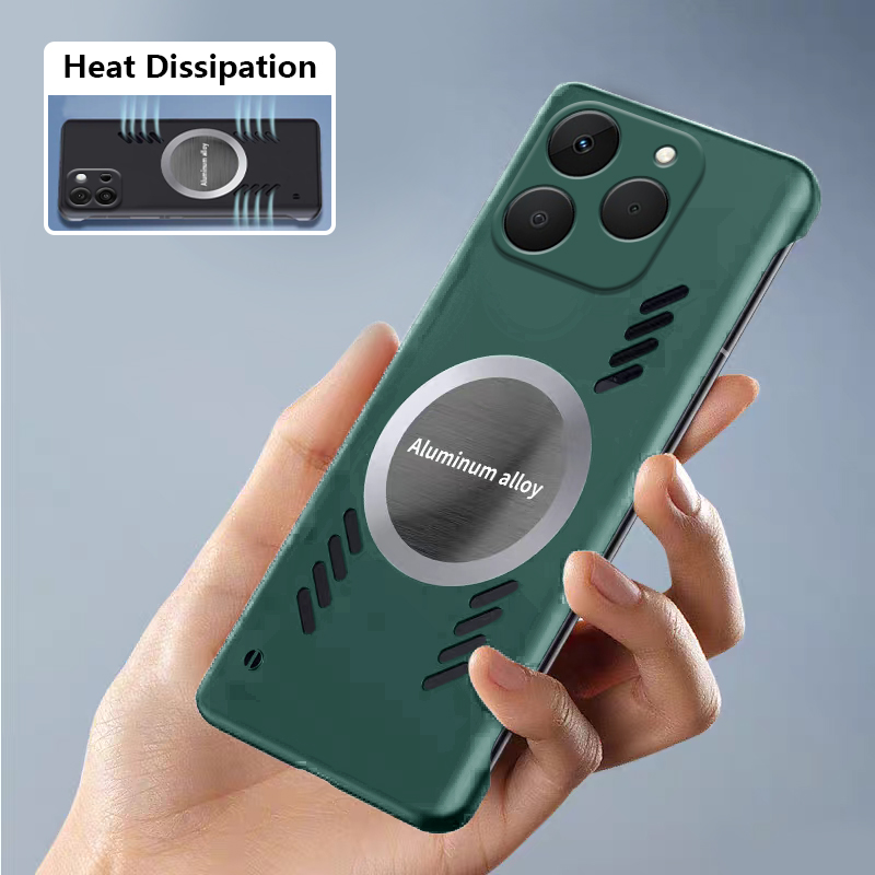 Biruiqu For Realme 15T Bezel-l - Heat Dissipation Case ulasan dan harga