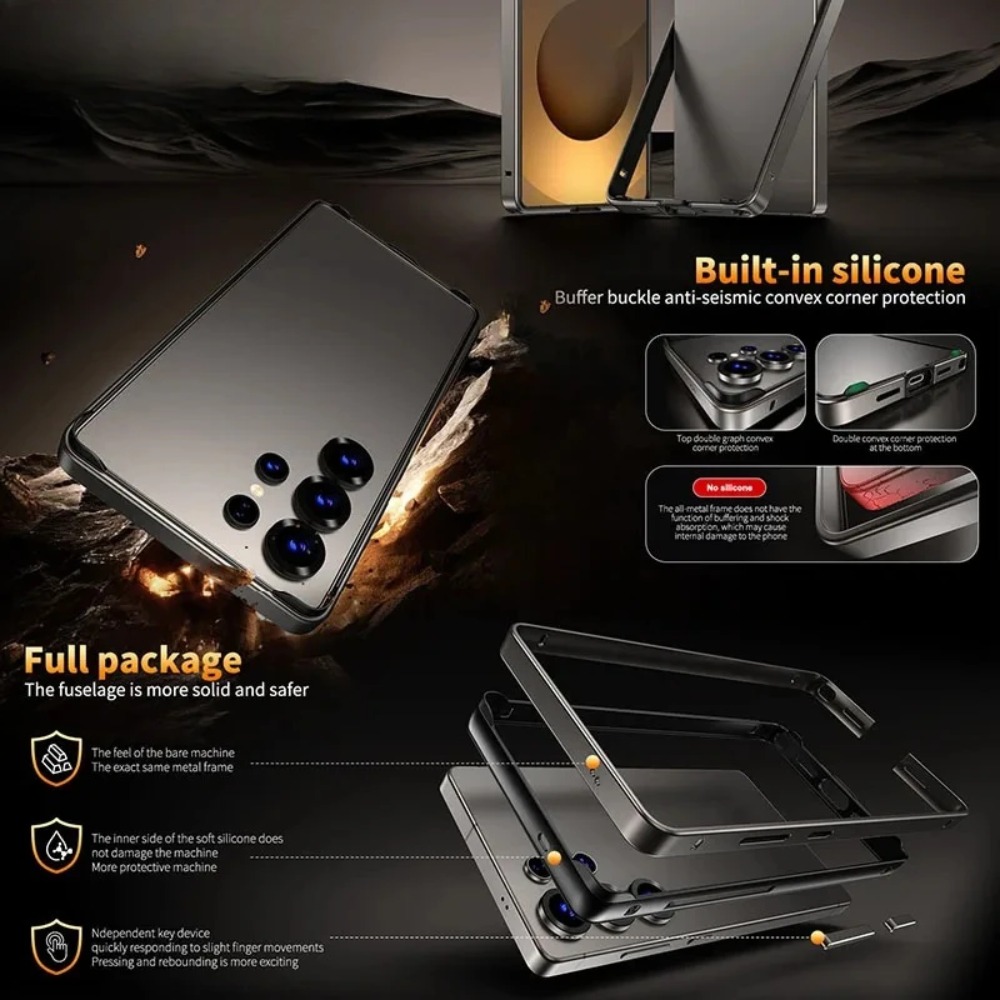 Aluminum Metal Frame Case For  - Heat Dissipation Case ulasan dan harga