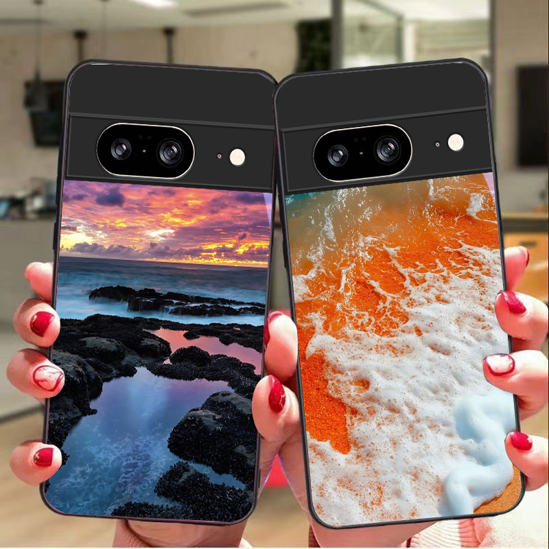 Coastal Sunset Scenery For Goo - Phone Cases Pixel 10 ulasan dan harga