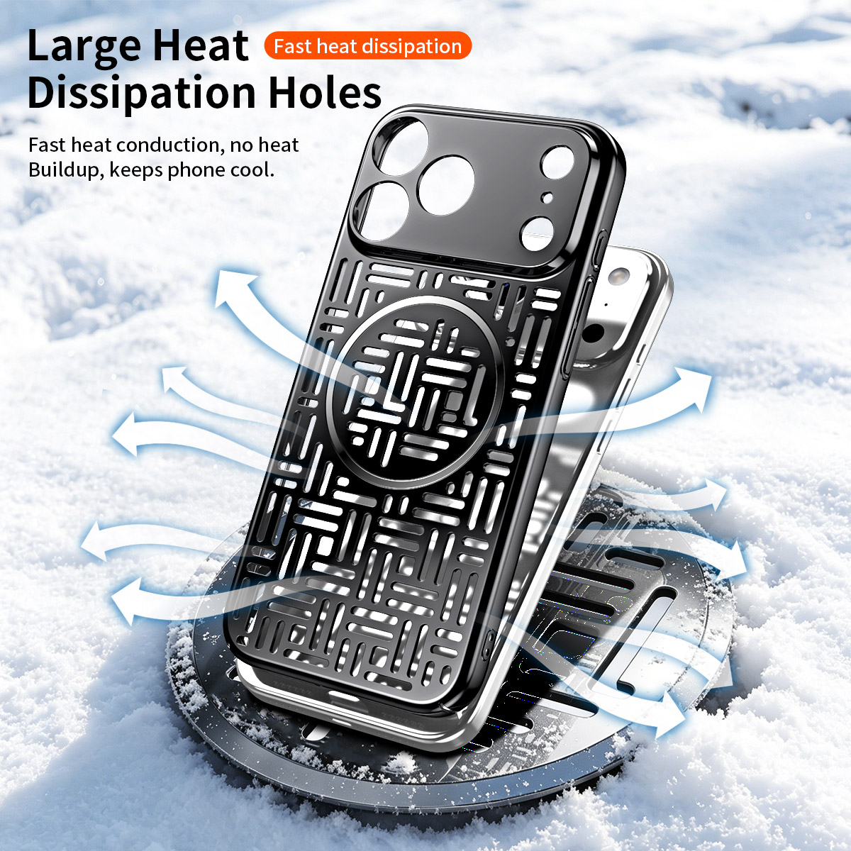 For IPhone 17 Pro Max phone ca - Heat Dissipation Case ulasan dan harga