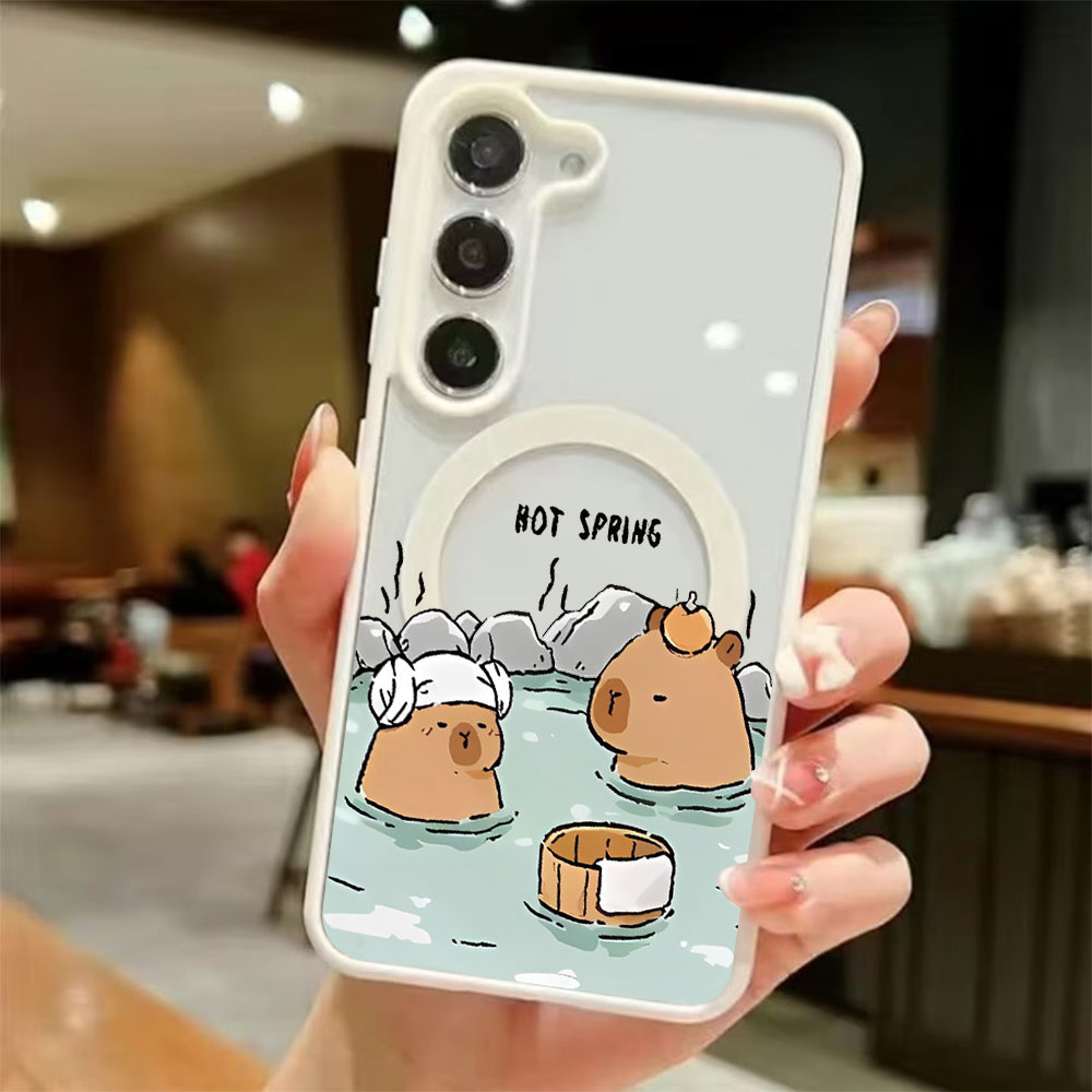 Color Transparent Magnetic Pho - Phone Cases Galaxy S24 ulasan dan harga