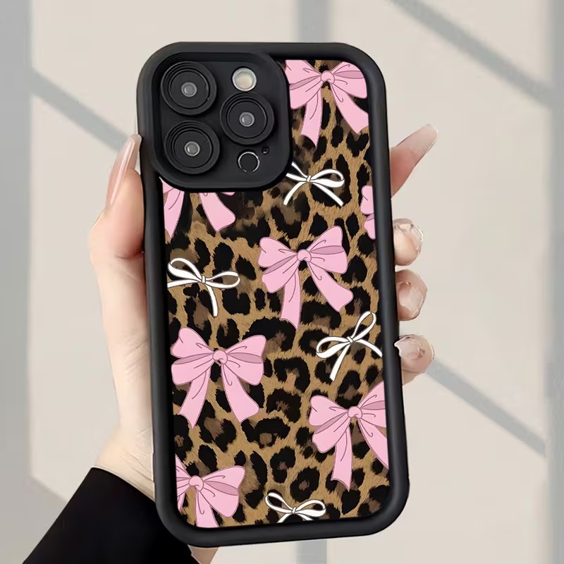 Leopard Print Bow Phone Case F - Phone Cases Iphone 12 ulasan dan harga