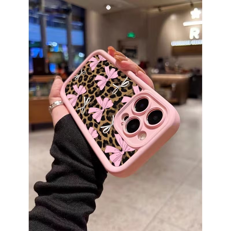Leopard Print Bow Phone Case F - Phone Cases Iphone 12 ulasan dan harga