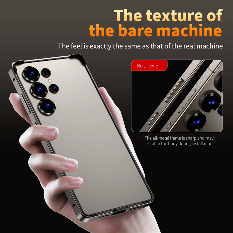 Luxury Aluminium Alloy Frame S - Heat Dissipation Case ulasan dan harga
