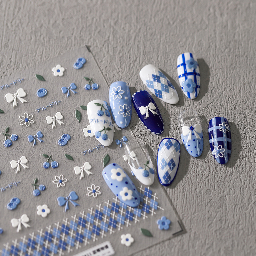 1Pc 3D Nail Art Stickers Littl - Phone Cases Europe ulasan dan harga